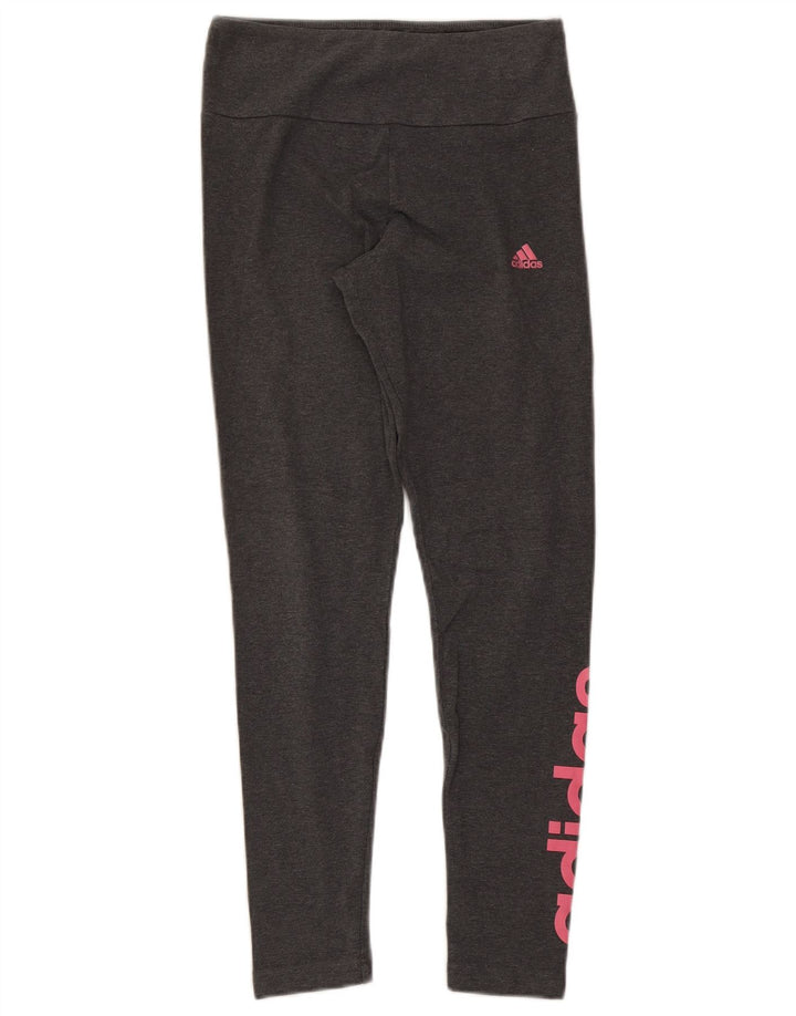 ADIDAS ženske grafičke tajice UK 12/14 srednje sive