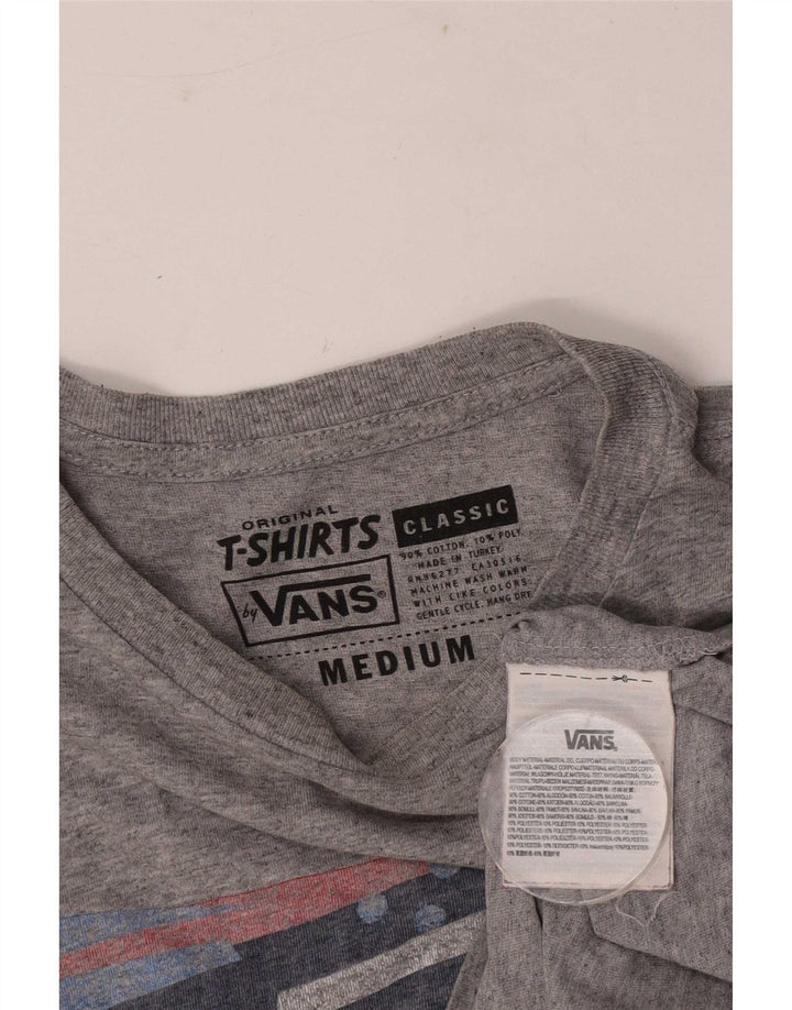 Vans muška majica kratkih rukava s grafičkim motivima, srednje sivi pamuk