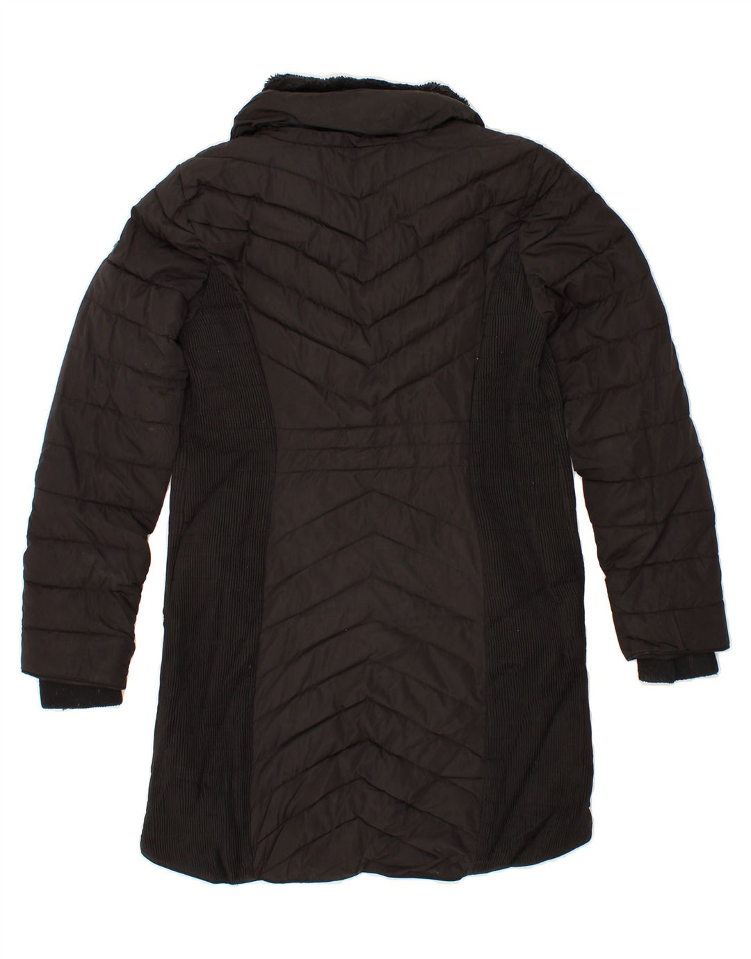 DKNY Womens Padded Coat UK 10 Small Black Polyester Vintage Dkny and Second-Hand Dkny from Messina Hembry 