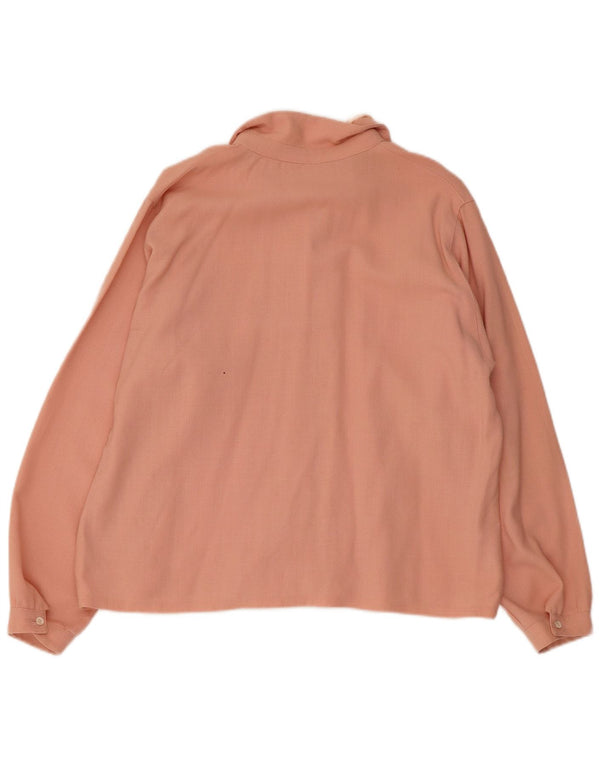 Vintage ženska košulja bluza UK 16 velika ružičasta