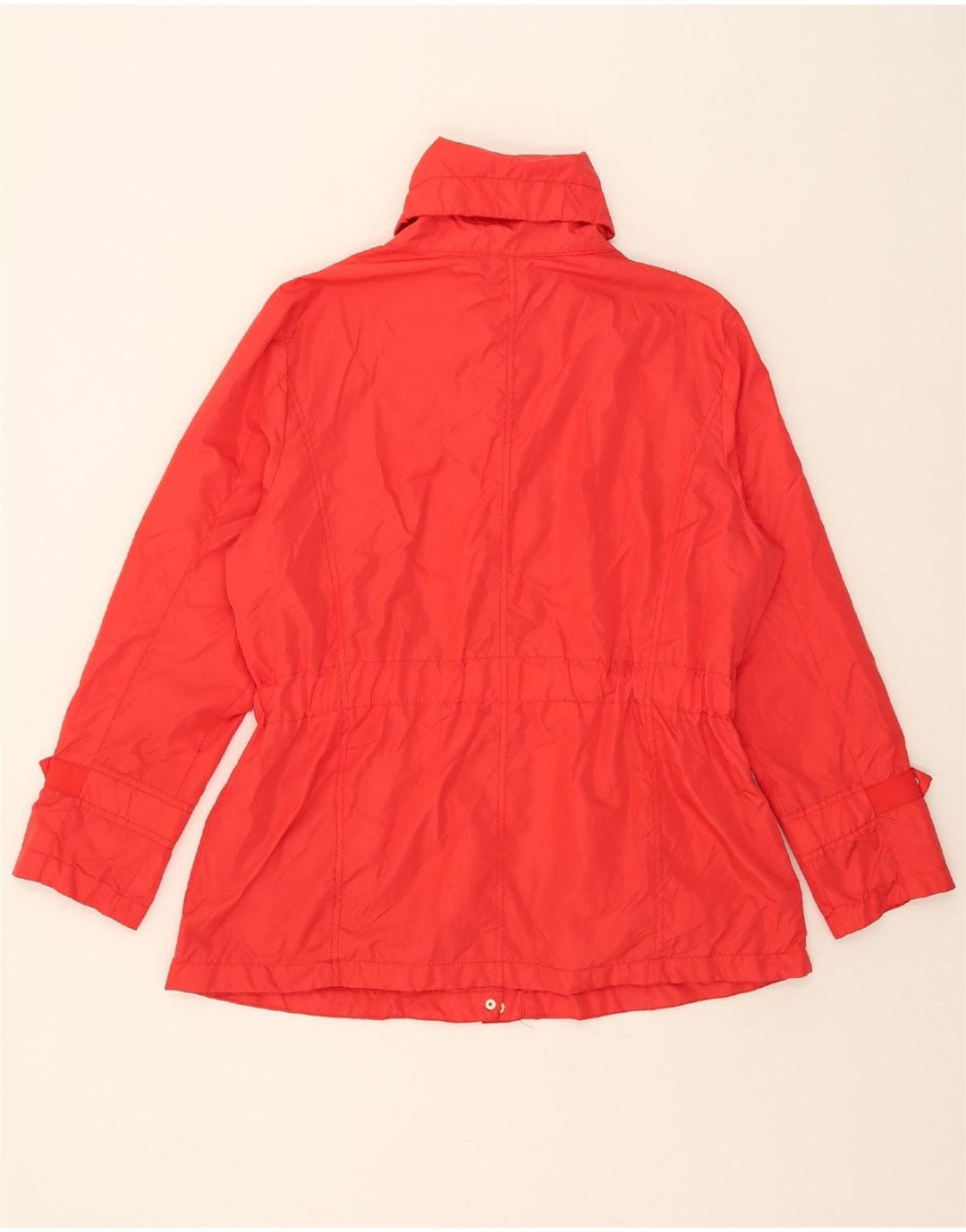 VINTAGE Womens Utility Jacket UK 20 2XL Red Polyester Vintage Vintage and Second-Hand Vintage from Messina Hembry 