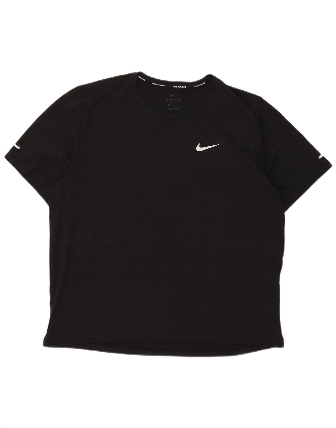 Nike Dri Fit majica s velikim crnim prugama od poliestera