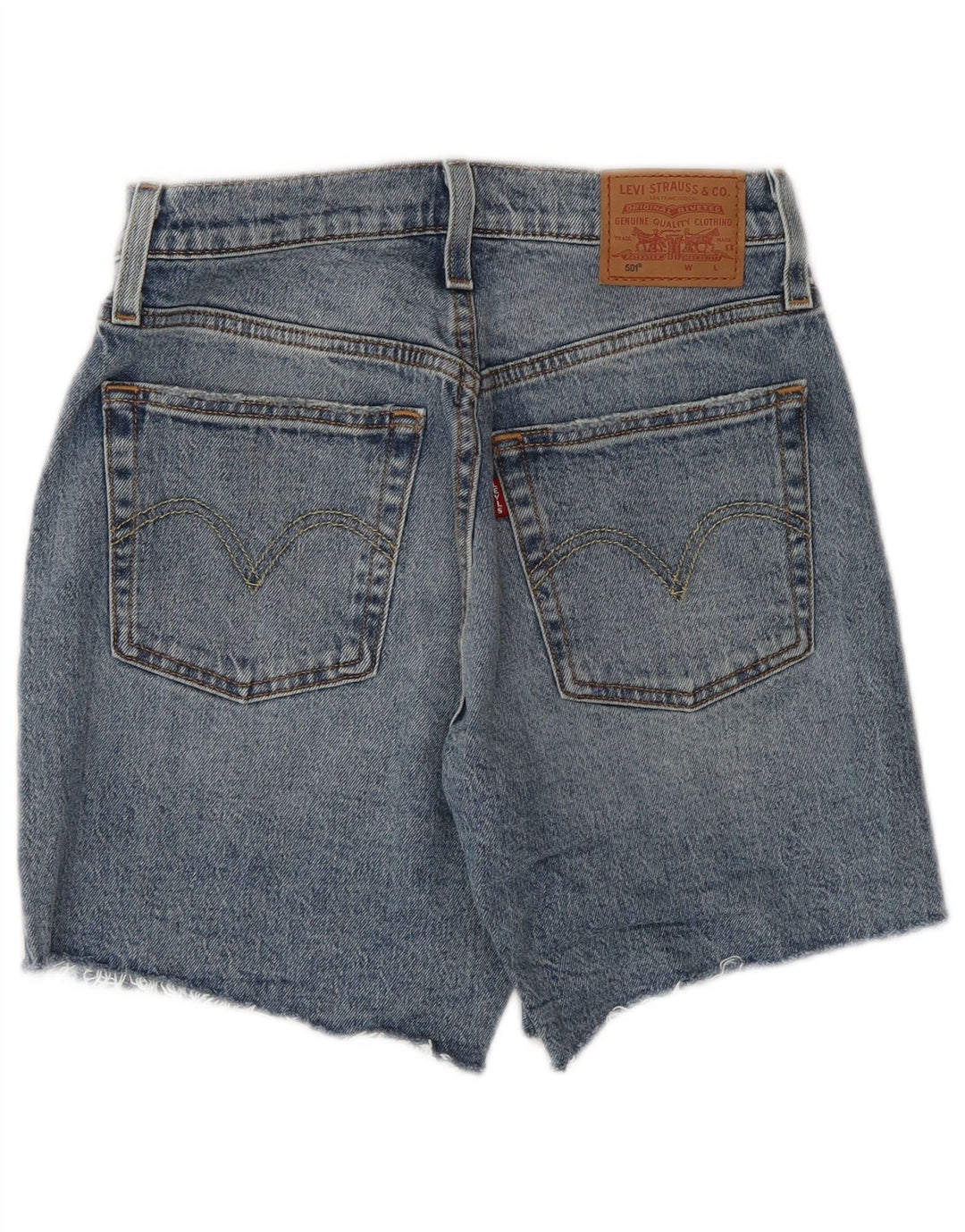 Levi's ženske 501 kratke traper kratke hlače W26 male plave