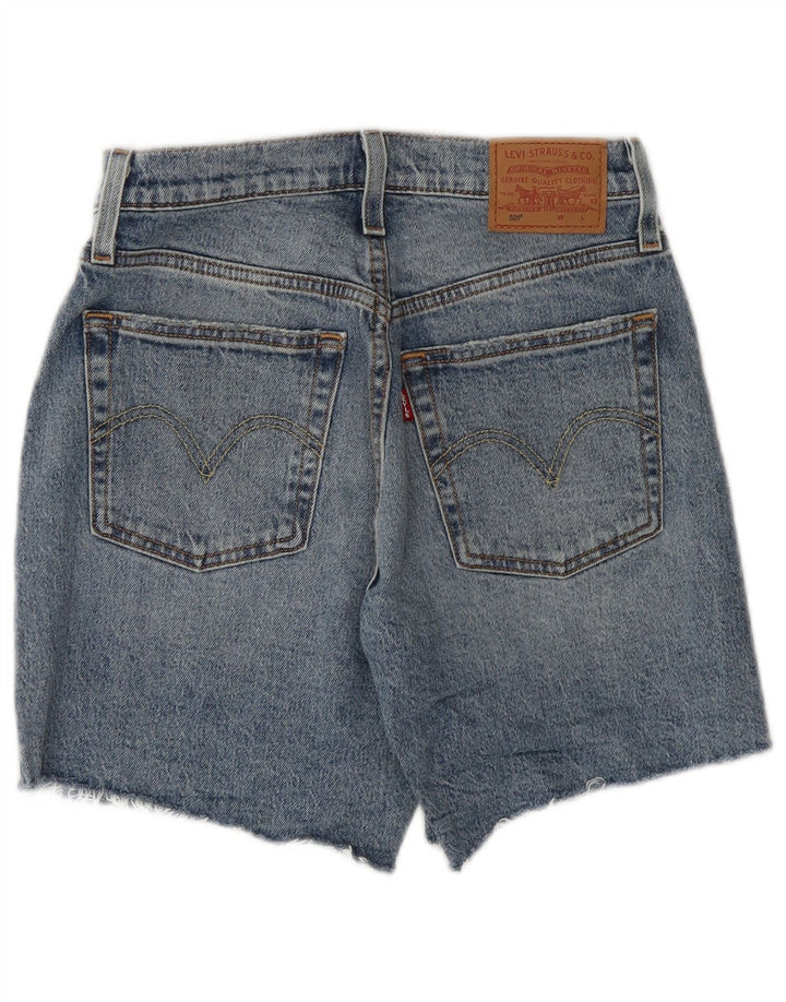Levi's ženske 501 kratke traper kratke hlače W26 male plave