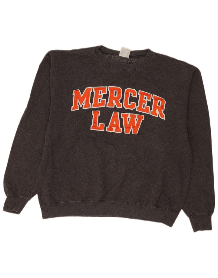 Champion Mens Mercer Graphic Sweatshirt Džemper veliki sivi