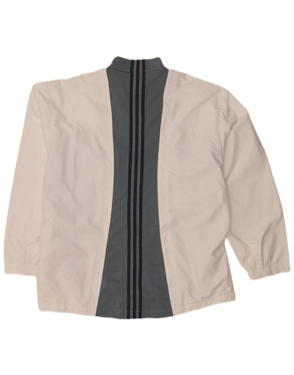 ADIDAS muška trenirka gornja jakna UK 46/48 XL bijeli poliester u boji