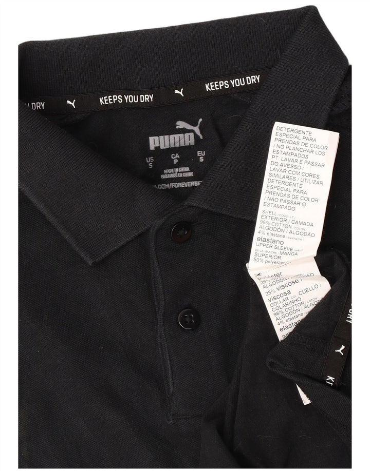 Puma muška polo majica mala crna pamučna