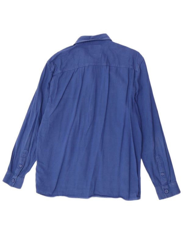 Crew Clothing Mens Shirt Large Blue Cotton