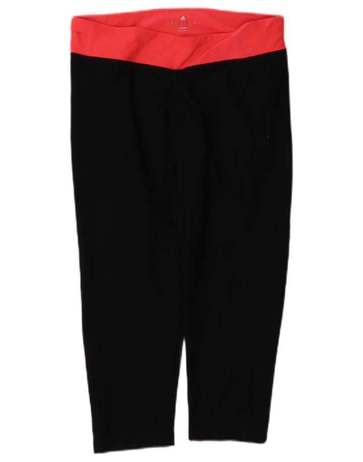 Adidas ženske tajice Climalite UK 12/14 Srednje crni poliester