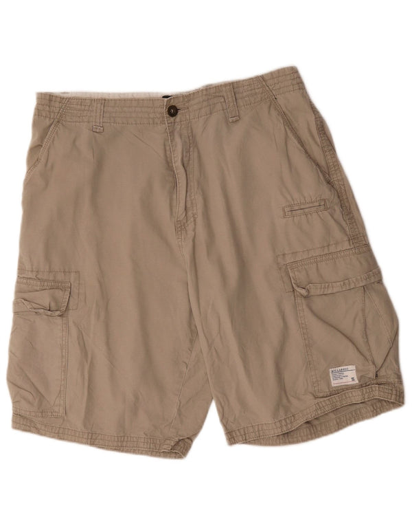 Billabong muške kargo kratke hlače W34 velike, bež pamuk