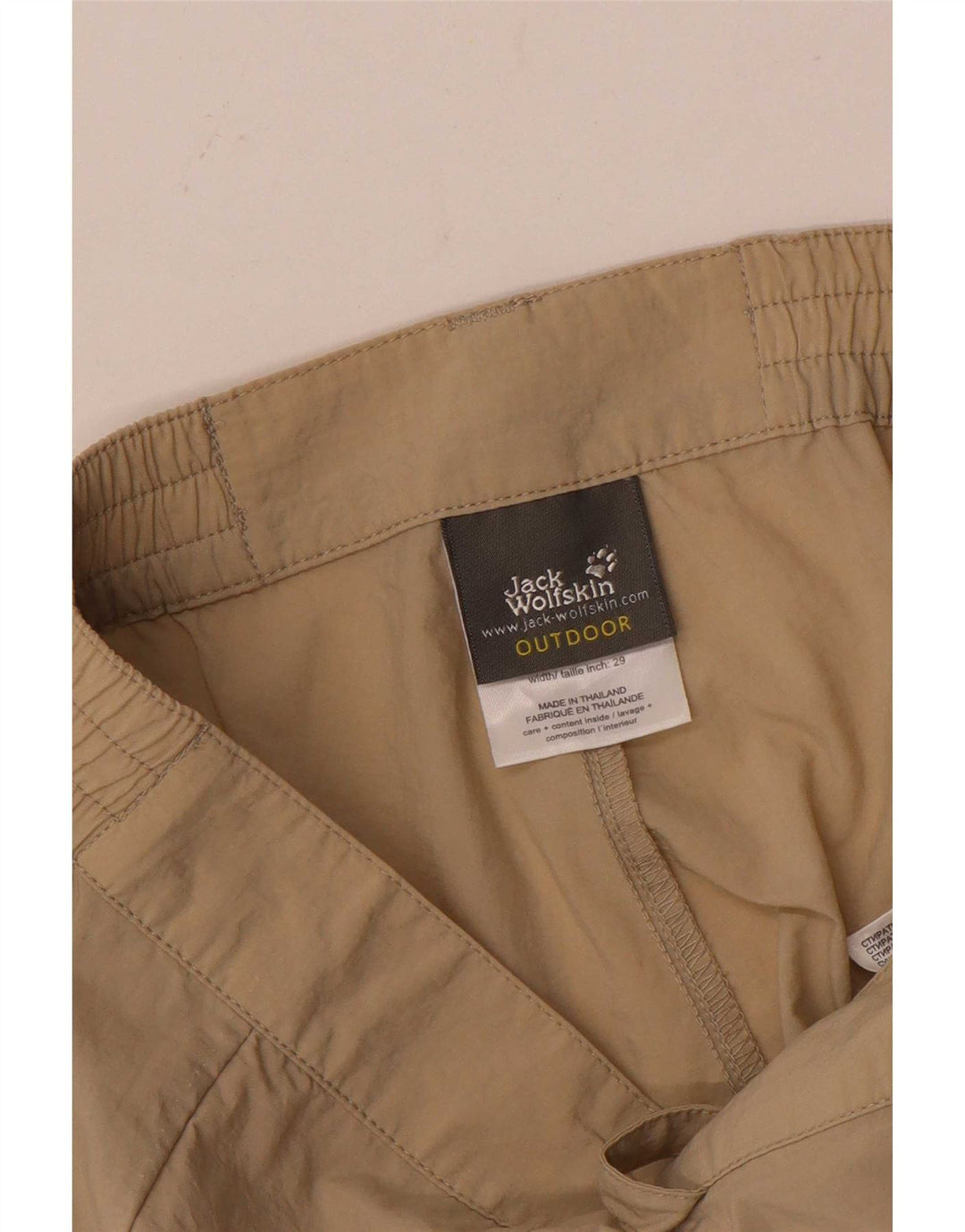 Jack Wolfskin ženske kargo kratke hlače UK 10/12 male W29 bež poliamid