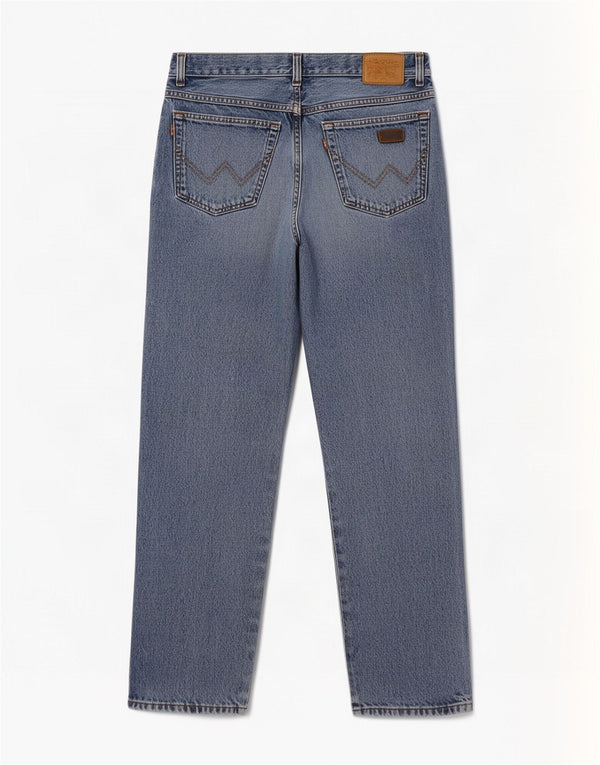 Wrangler muške Ohio ravne traperice W32 L32 plavi pamuk