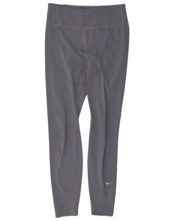 Nike ženske Dri Fit tajice UK 8 male sive poliesterske