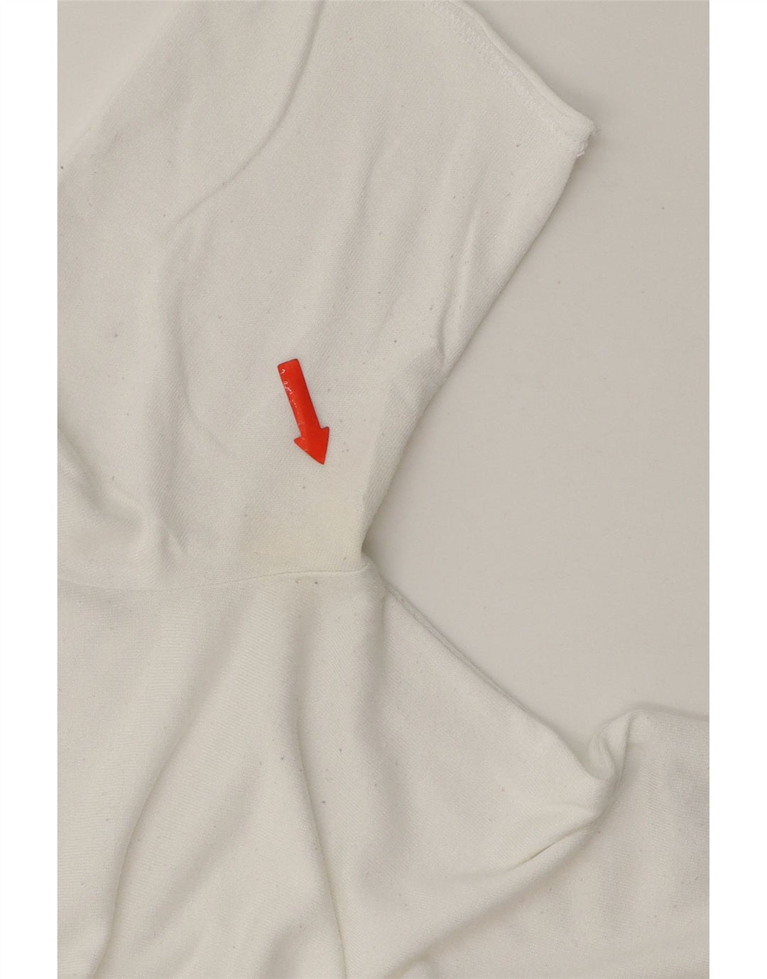 ZARA Womens T-Shirt Top UK 10 Small White Polyester Vintage Zara and Second-Hand Zara from Messina Hembry 