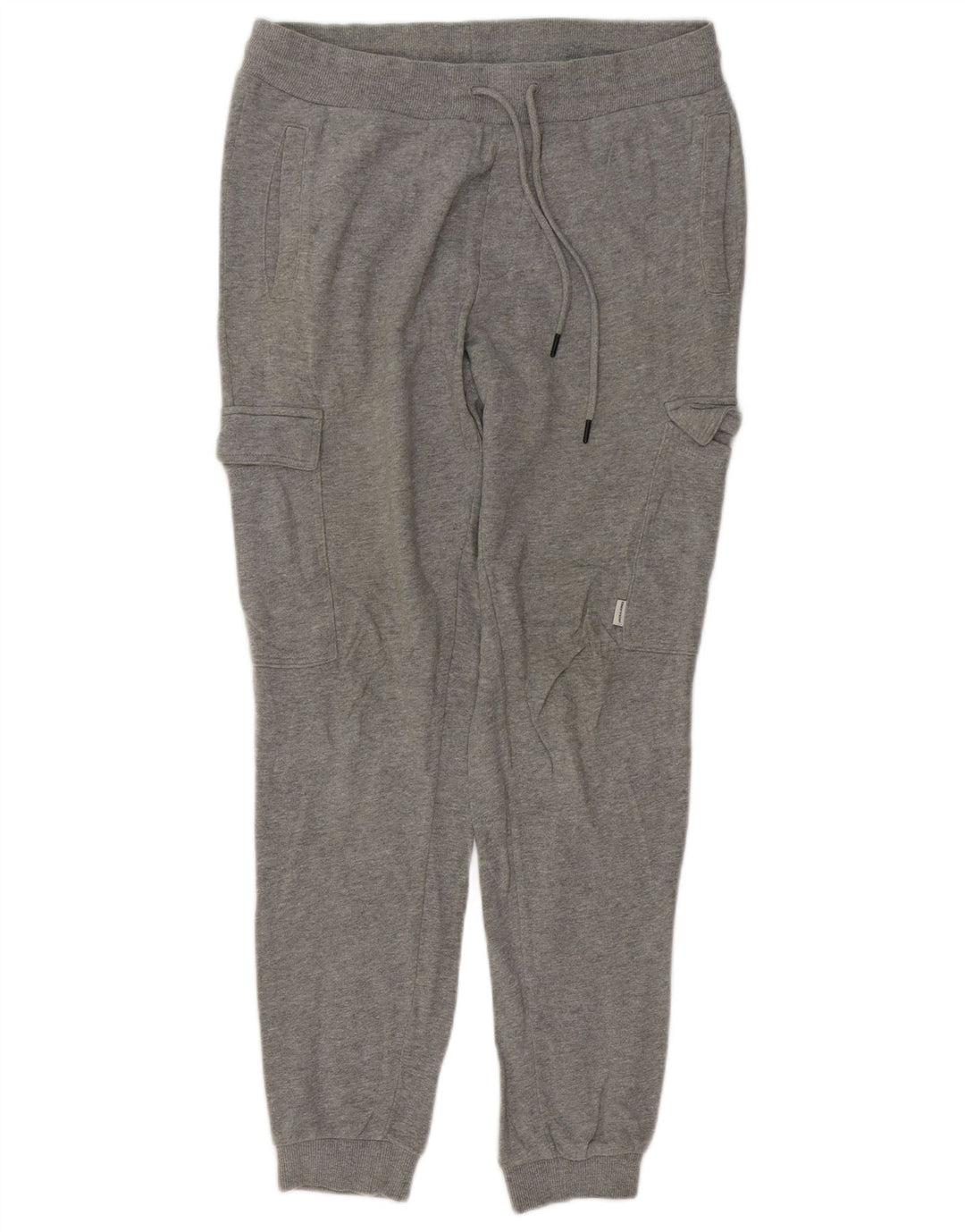 JACK & JONES Muška kargo trenirka hlače Joggers Srednje sivi pamuk
