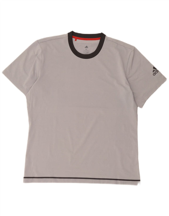 Adidas muška majica s grafičkim motivima XL sivi poliester