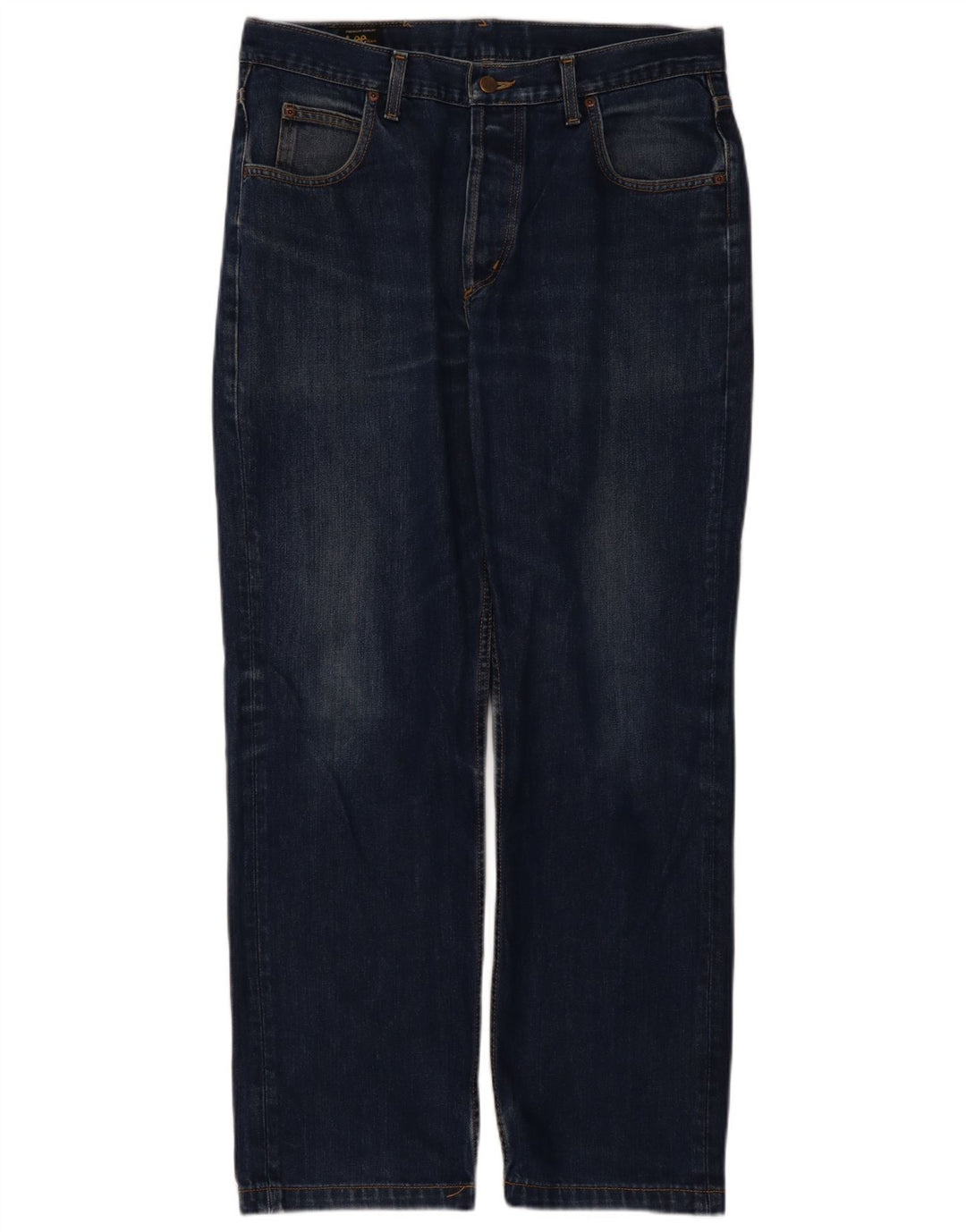Lee Mens Chicago Straight Jeans W36 L31 Plavi pamuk