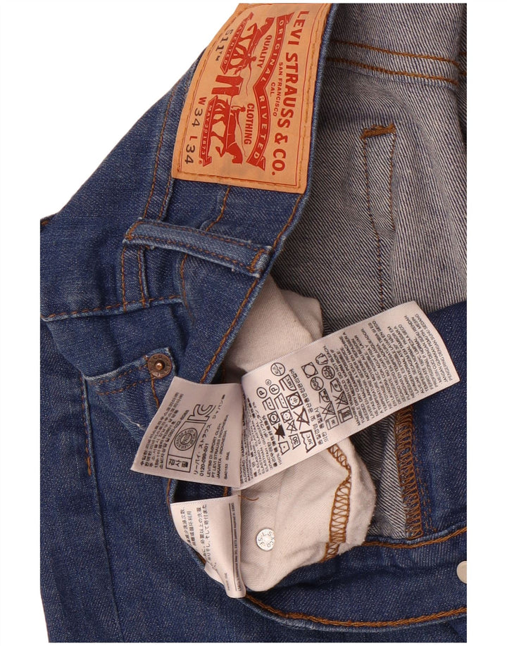 Levi's muške 511 uske traperice 34 L34 plavi pamuk