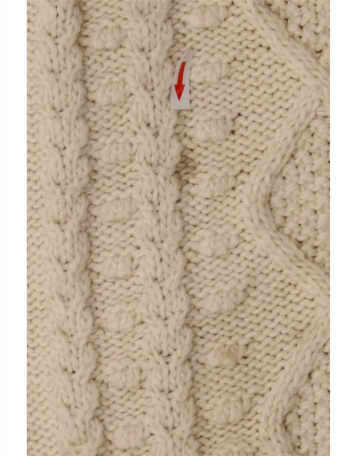 Zara ženski pulover s velikim ovratnikom UK 16 Large Beige