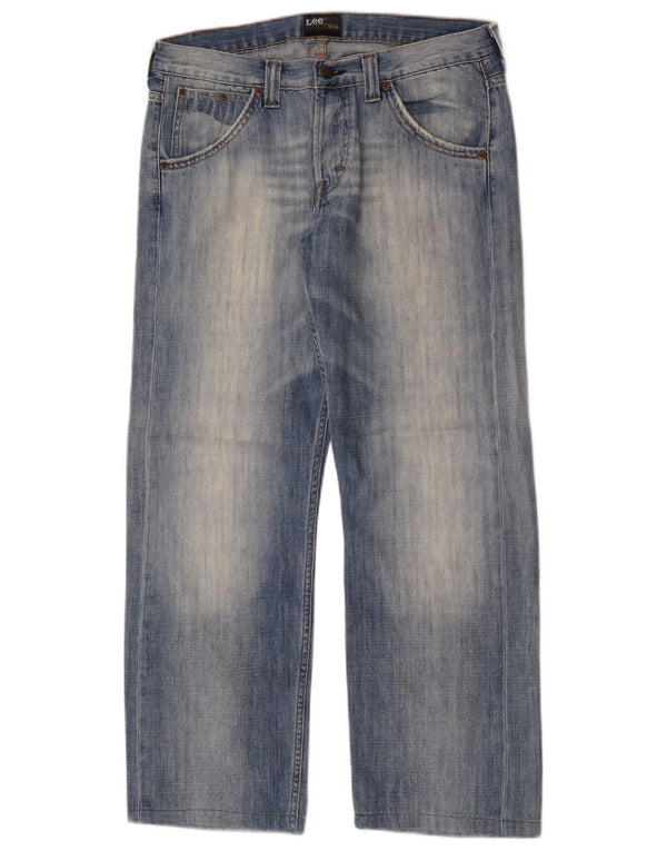 Lee Mens Ripley Straight Jeans W32 L29 Plavi pamuk