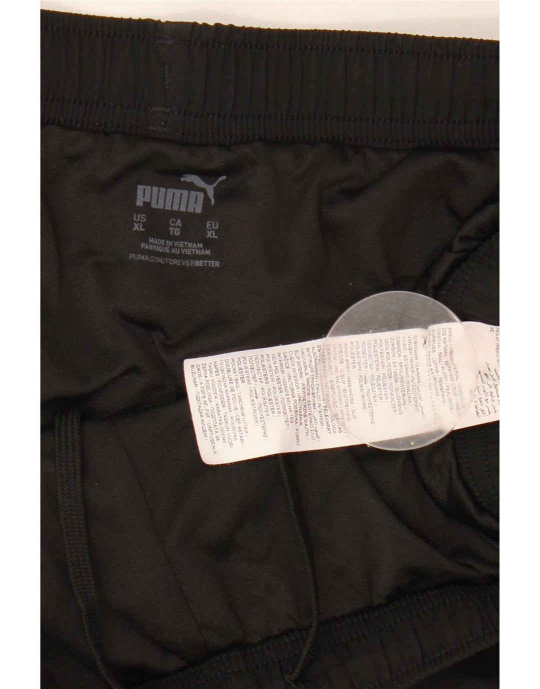 Puma muške sportske kratke hlače XL crni poliester