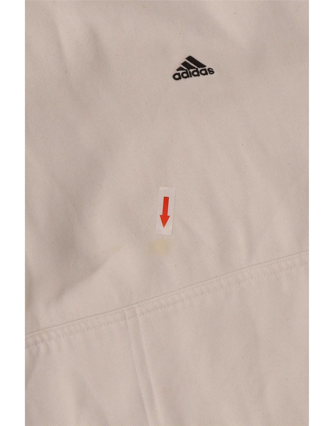 Adidas muška majica s kapuljačom Srednje bijeli pamuk