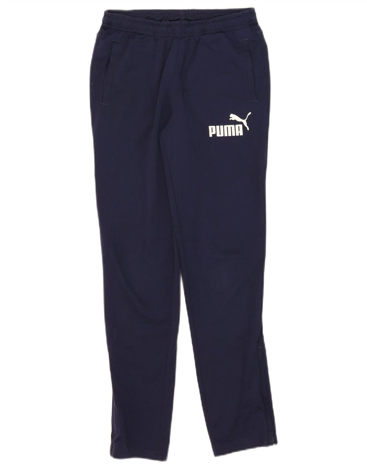 Puma Boys Graphic Trenirka Hlače 11-12 godina mornarsko plava poliester