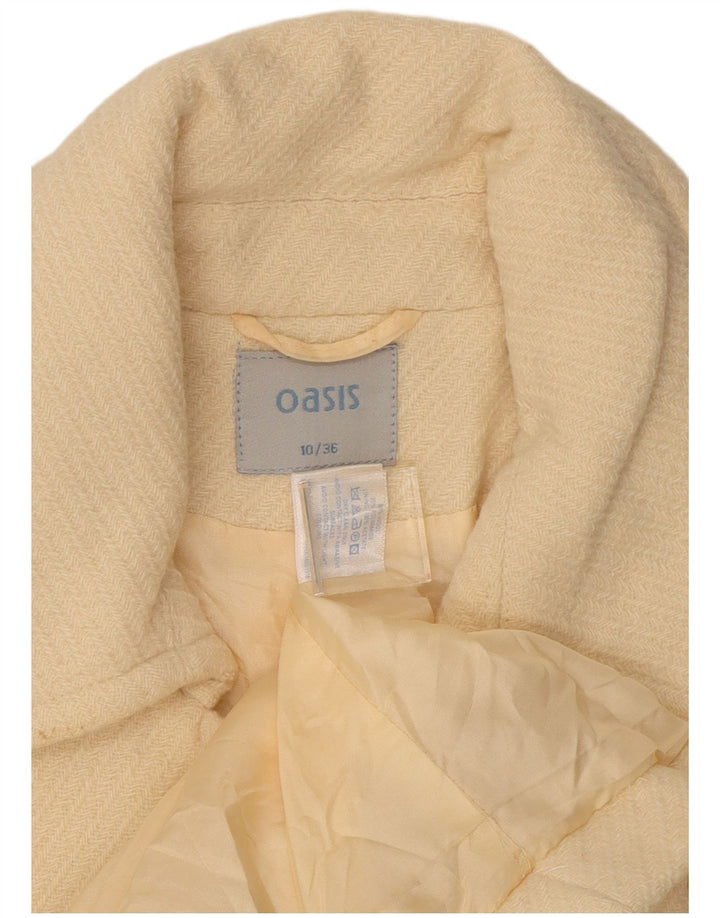 Oasis ženski kaput UK 10 Small Off White Wool