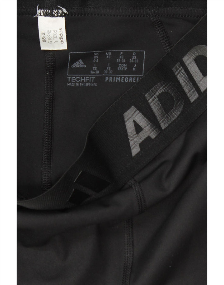 ADIDAS ženske grafičke tajice UK 4/6 XS crni poliester