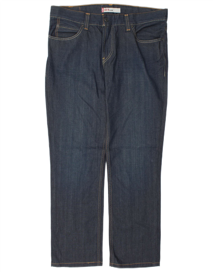 Levi's muške 511 uske traperice W38 L31 tamnoplavi pamuk