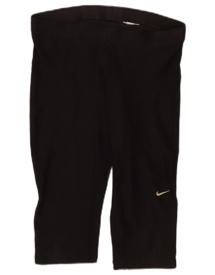 Nike ženske Capri tajice UK 10-12 Srednje crni poliester