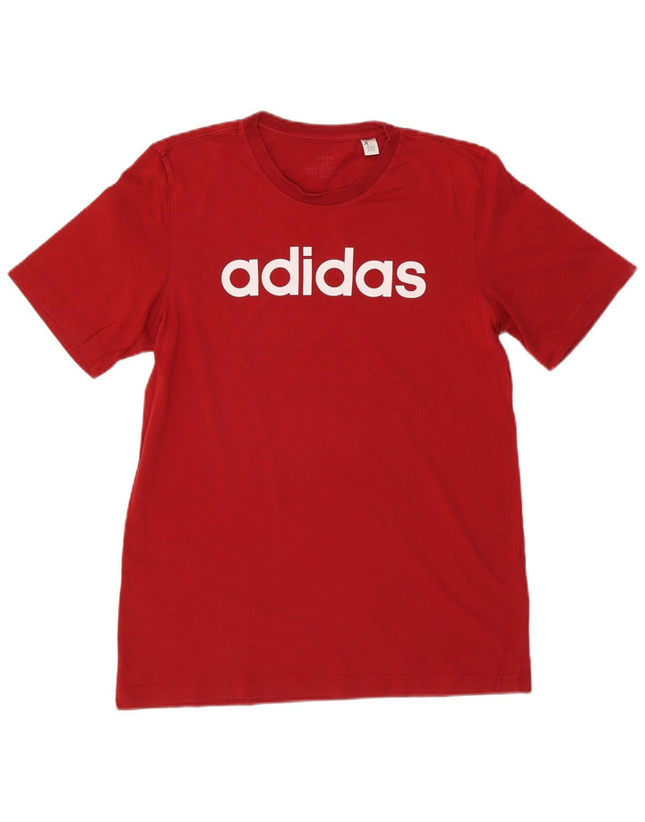 Adidas muška majica kratkih rukava srednje veličine, crveni pamuk