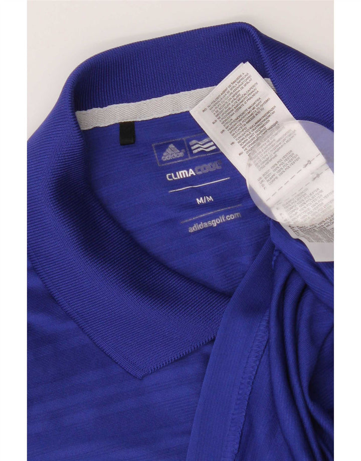 Adidas muška Climacool polo majica srednje plave pruge od poliestera