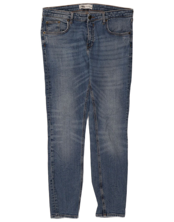 Zara Womens Skinny Jeans EU 44 XL W34 L28 Blue