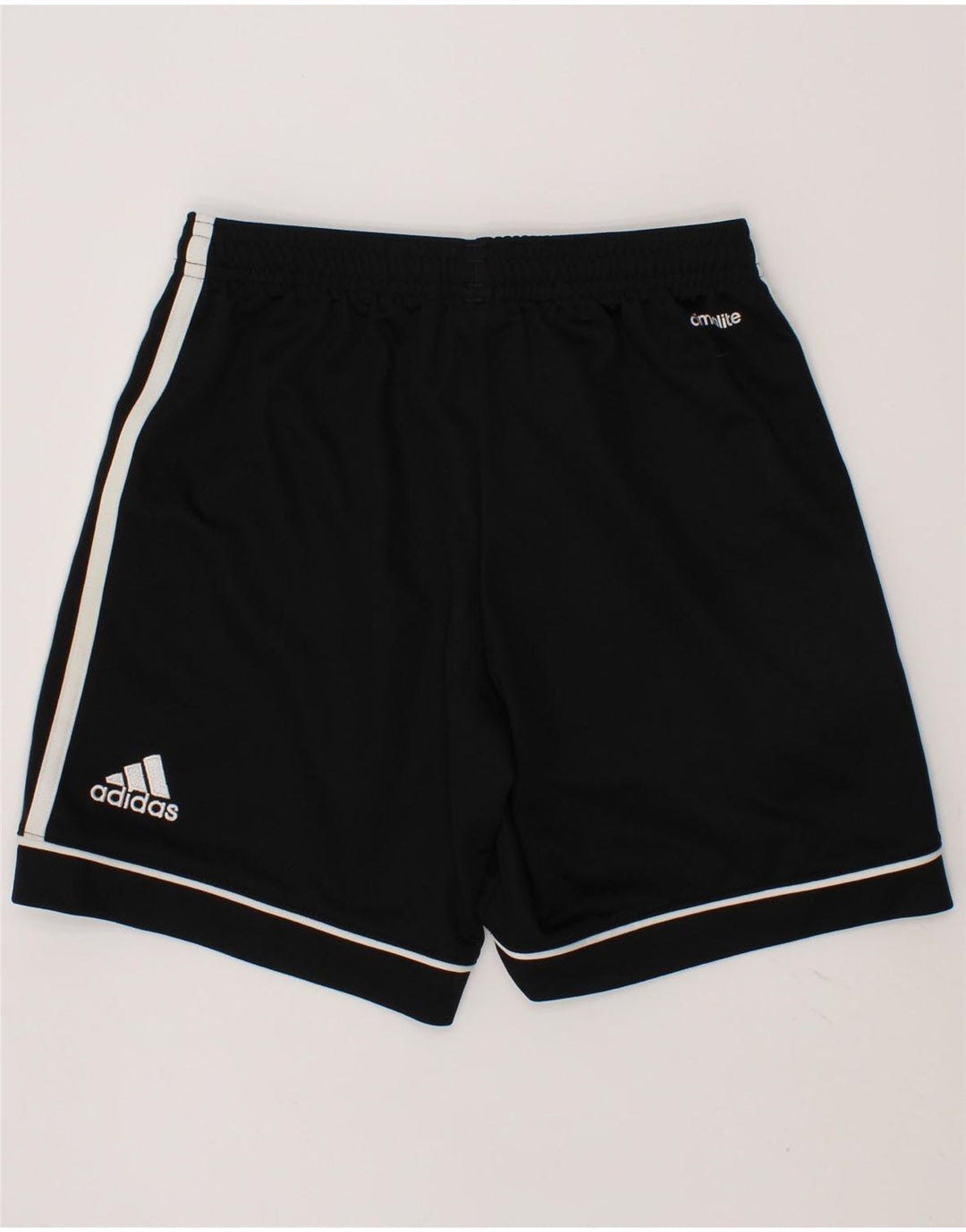 ADIDAS Boys Climalite Sport Shorts 9-10 Years Black Polyester Vintage Adidas and Second-Hand Adidas from Messina Hembry 