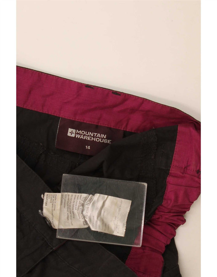 Mountain Warehouse Ženske Cargo kratke hlače UK 14 Large W34 crni poliester