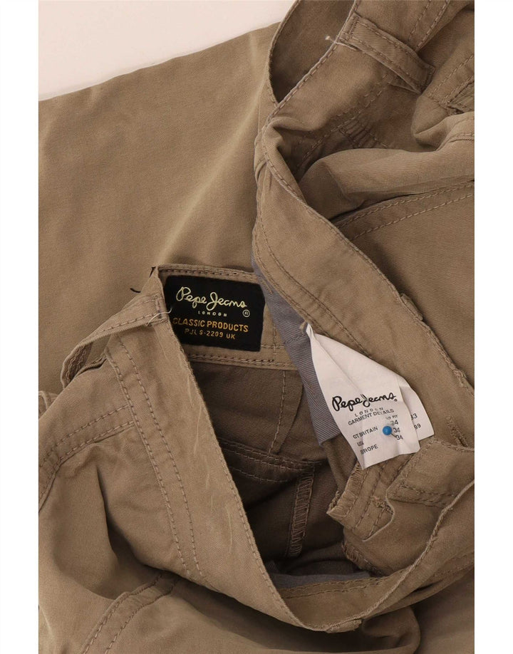 PEPE Jeans muške kargo bermude W34 velike pamučne bež boje