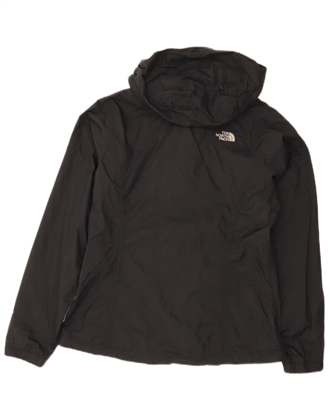 The North Face ženska kišna jakna s kapuljačom UK 14 Srednji crni najlon