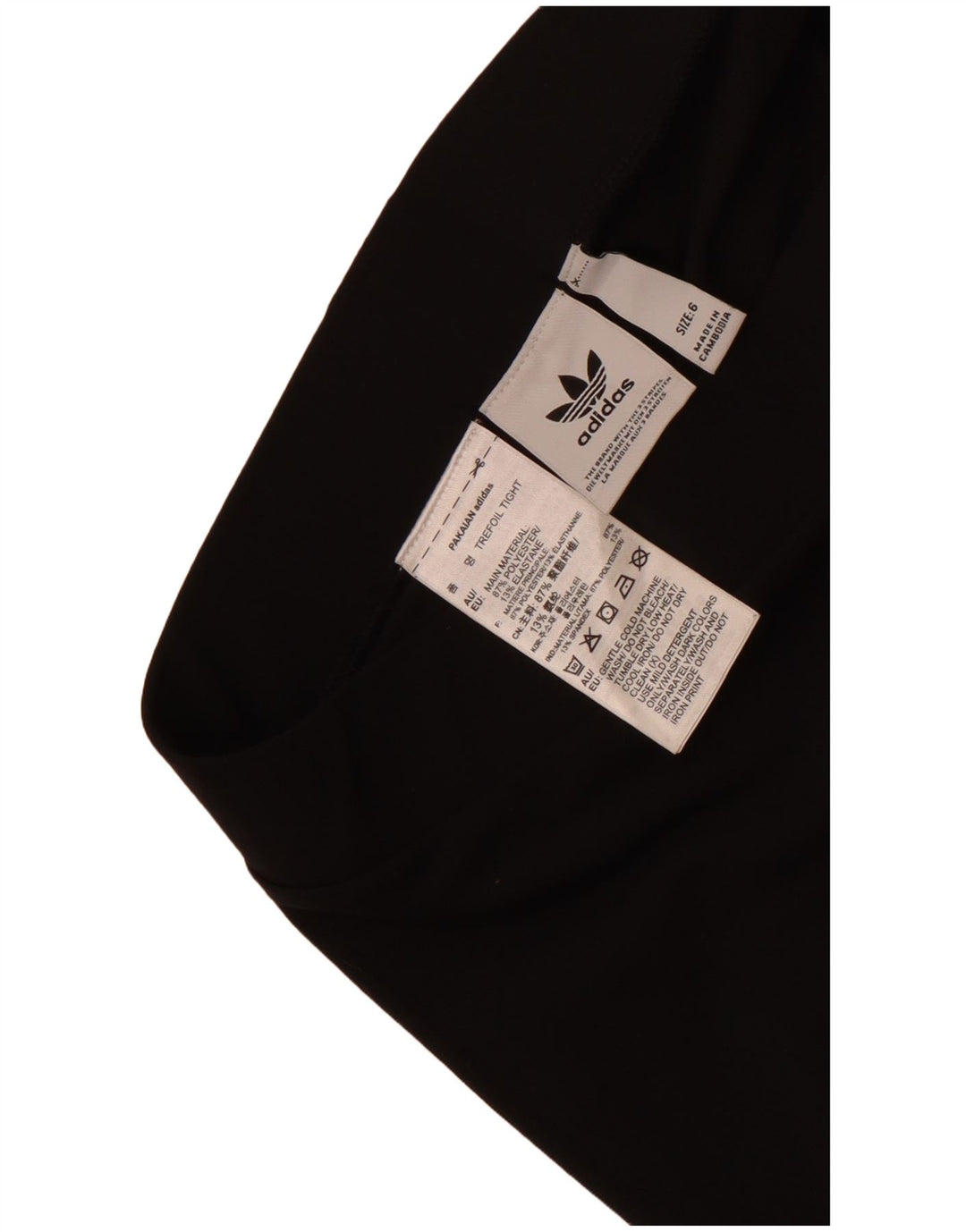 Adidas ženske tajice UK 6 XS crni poliester