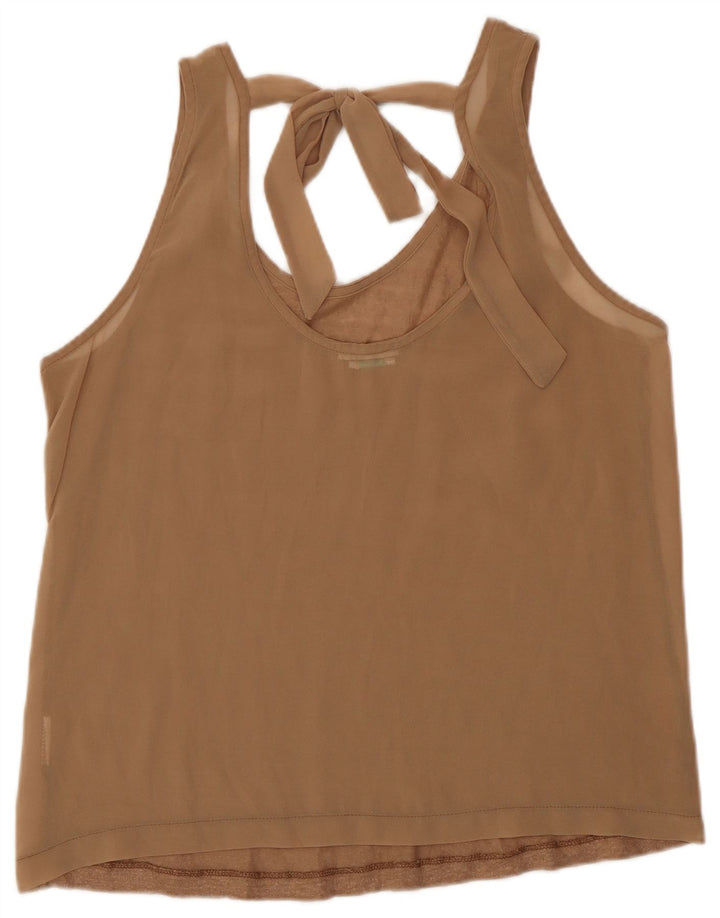 Benetton ženski prsluk UK 12 Medium Beige Lan