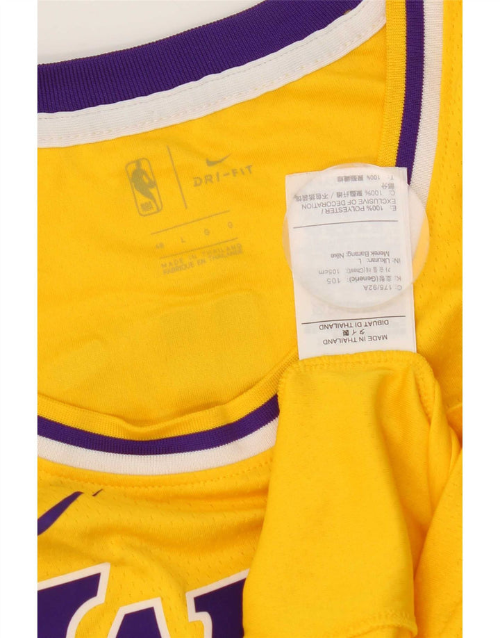 Veliki žuti poliesterski prsluk Nike Lakers Graphic