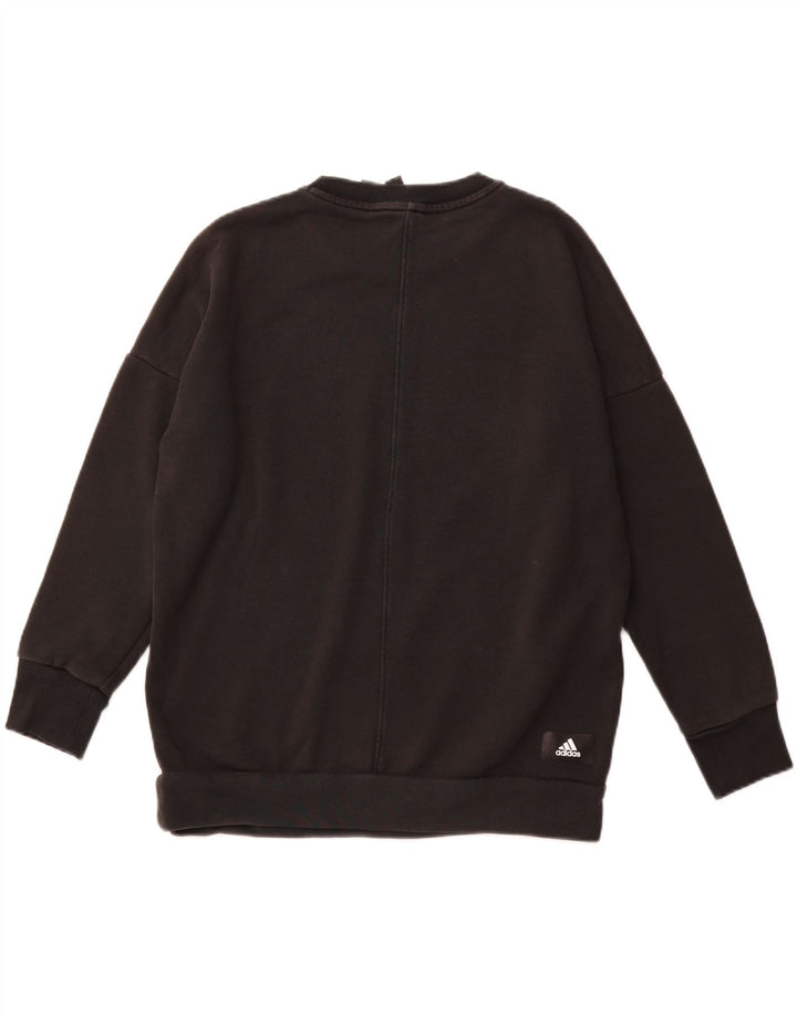 ADIDAS Ženski Primegreen veliki džemper UK 8/10 Mali crni