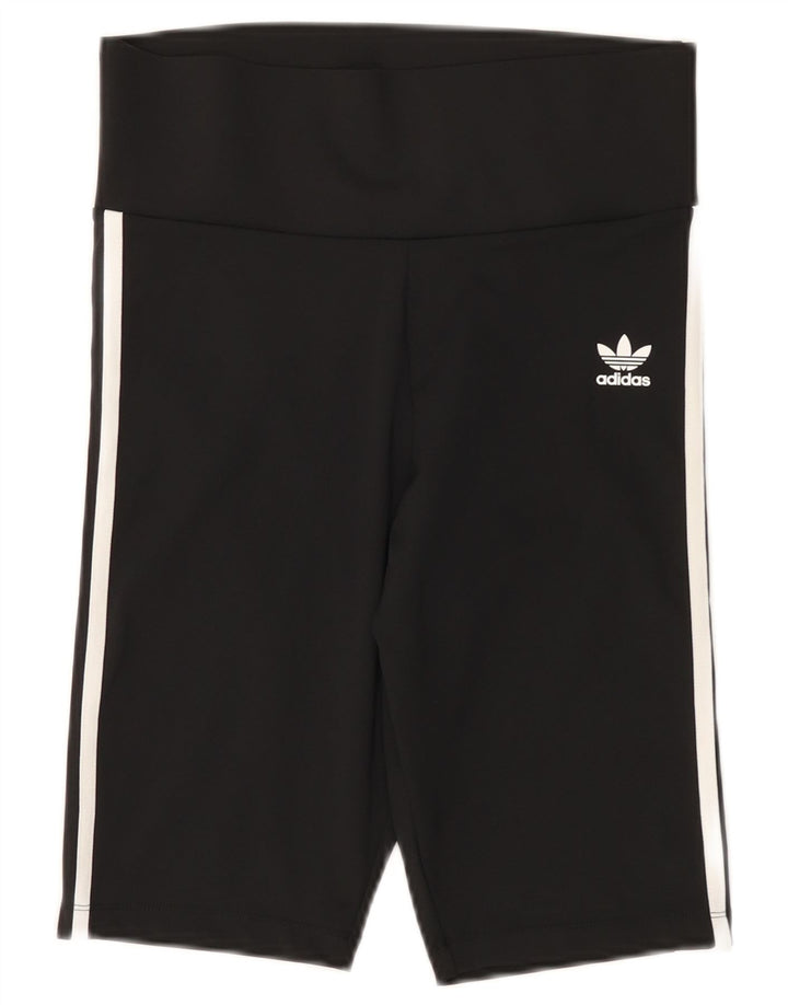 ADIDAS ženske sportske kratke hlače UK 12 Srednje crni poliester