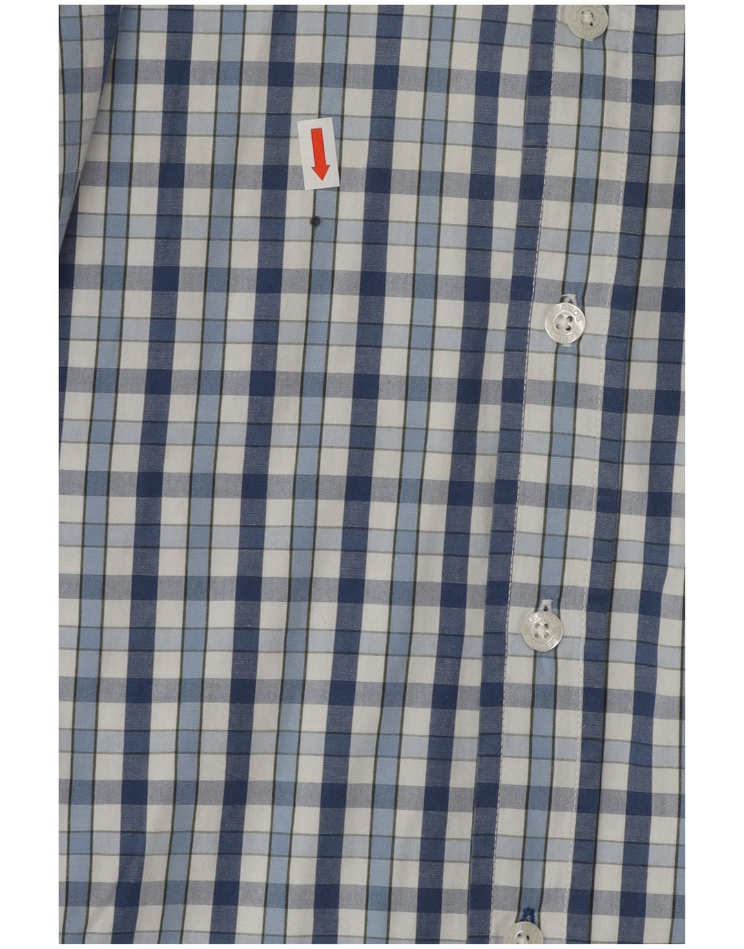 LERROS Mens Shirt XL Blue Check Cotton