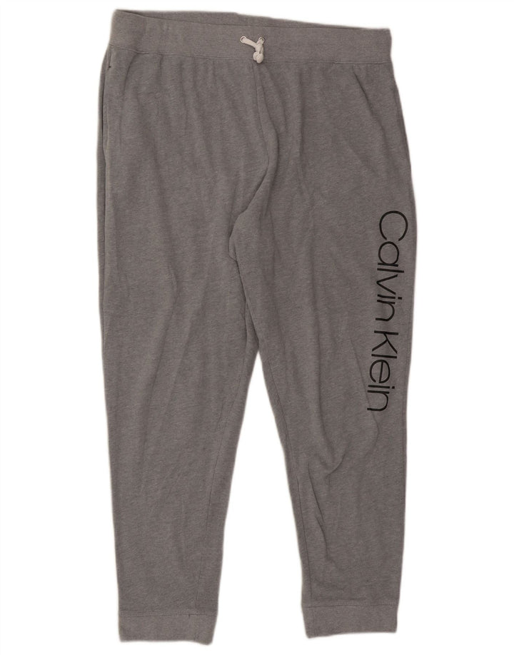 CALVIN KLEIN Ženska trenirka Hlače Joggers UK 18 XL Sivo Flecked