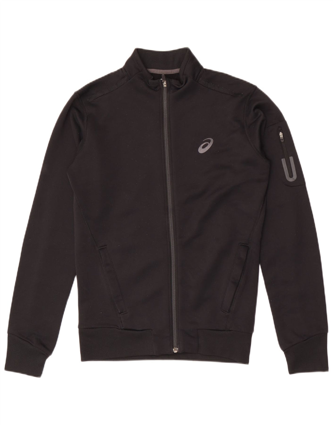 Asics muška gornja jakna od trenirke Mala crna poliester