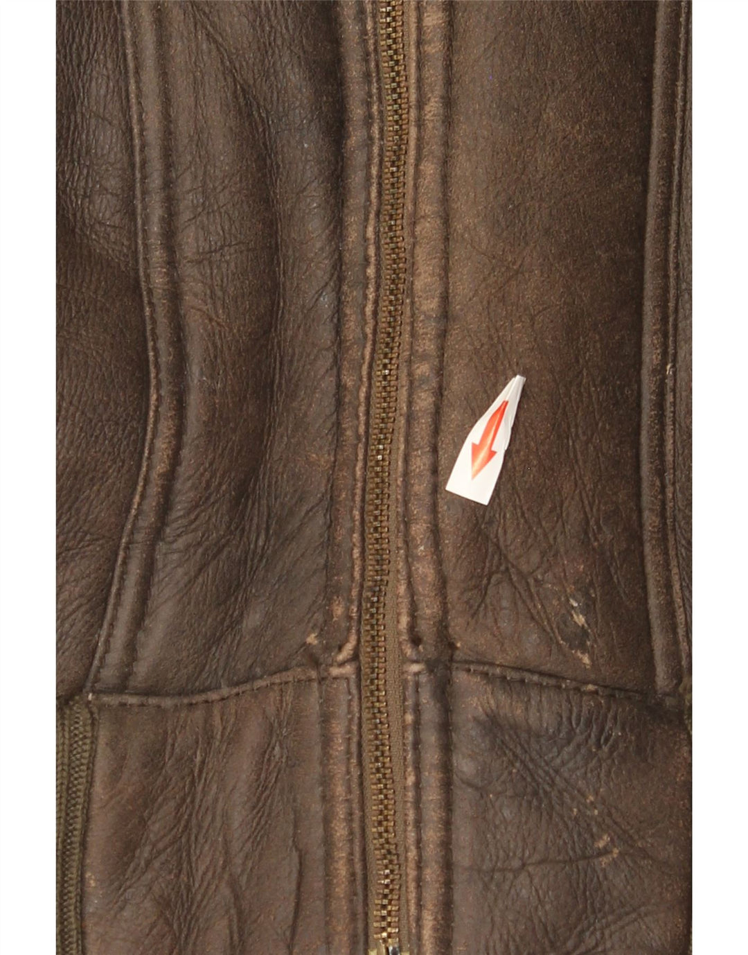 Vintage muška bomber jakna s ovčicama UK 36 Mala smeđa