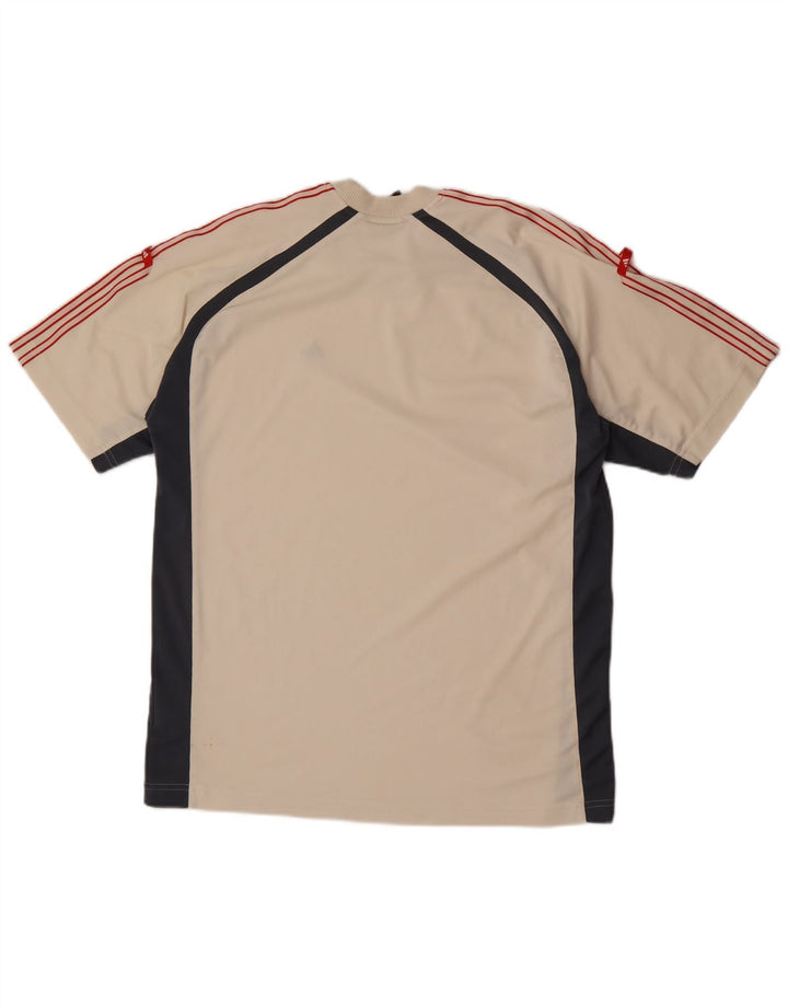 Adidas muška majica kratkih rukava Medium Beige Colourblock Poliester