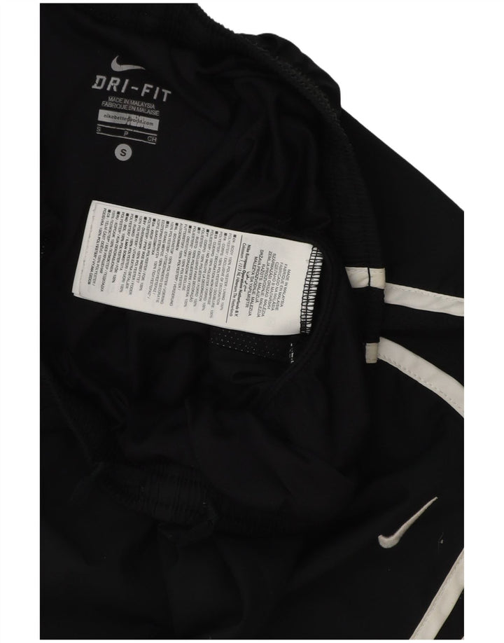 Nike Ženske Dri Fit Sportske Kratke Hlače UK 8 Mali crni poliester