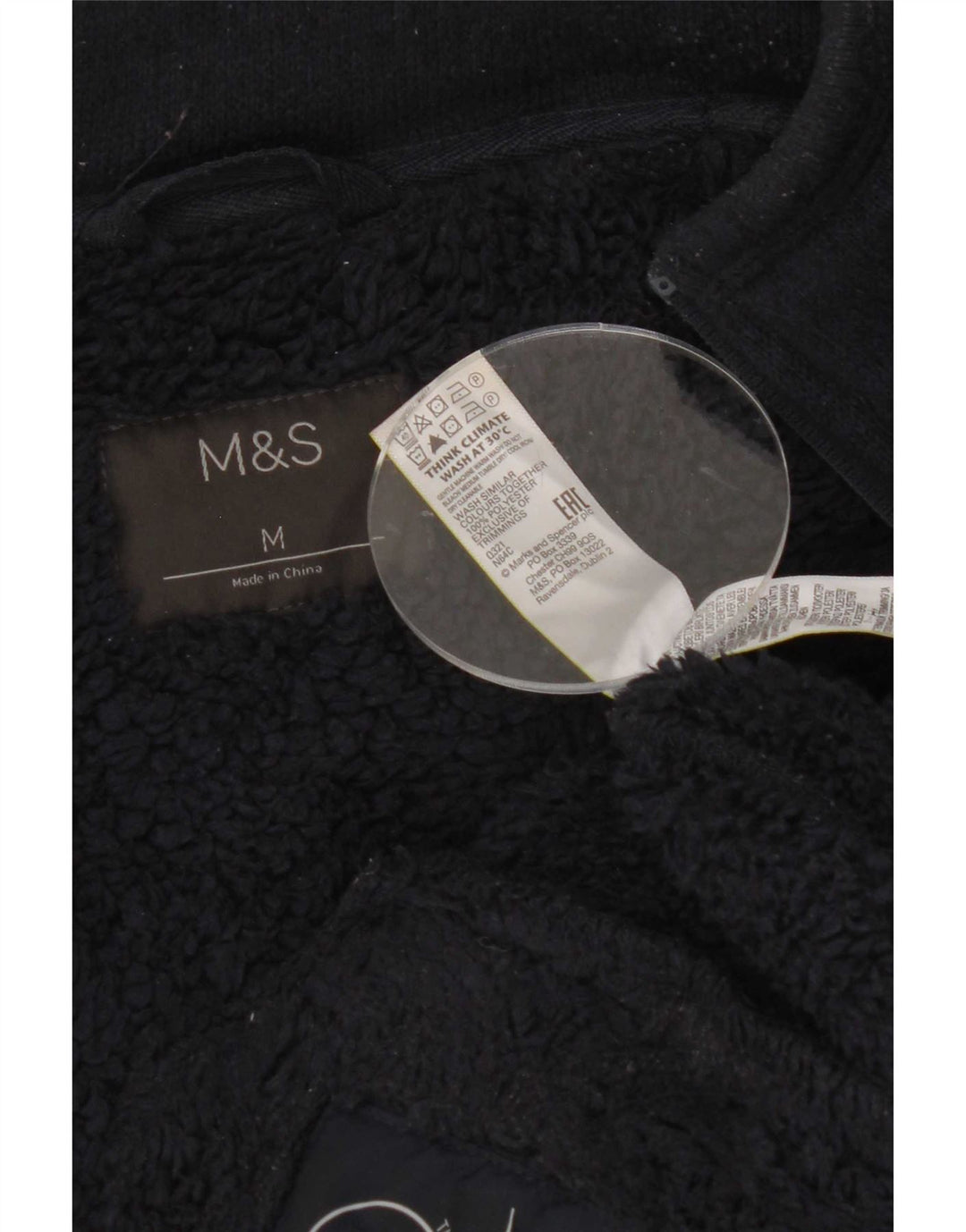 Marks & Spencer muška trenirka Sherpa Gornja jakna srednje tamnoplave boje od poliestera